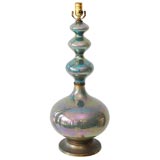 Irridescent Mercury Glass Lamp