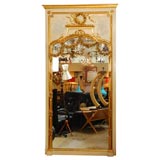 French 22K Gold Leaf Trumeau. 7