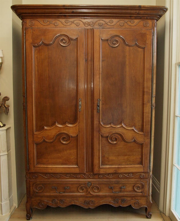 Louis XV Walnut Armoire