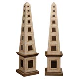 Vintage Pair of Decorative Oblisks