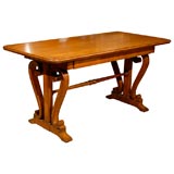 Antique 19th Century Charles X Cherry Writing Table