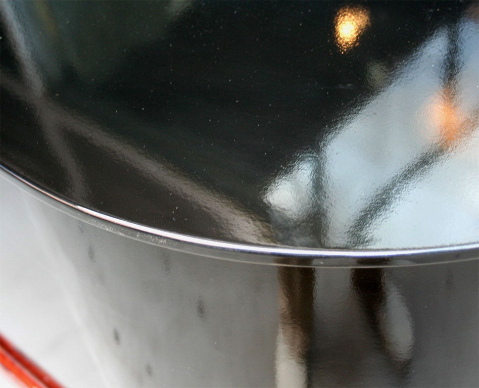 Streamline Walnut & Black Lacquer Dry Bar in the Style of Deskey 3