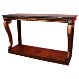 Regency Marble Top Rosewood Console, ca 1810