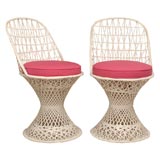 Pair of Vintage Fiberglass Side Chairs