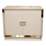 Grosfeld House White Lacquer Cabinet/Dry Bar