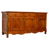 19th Century French Louis XV Style Walnut Enfilade
