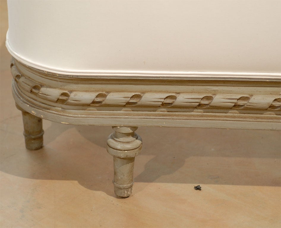 Painted 19th Century French Bed 2