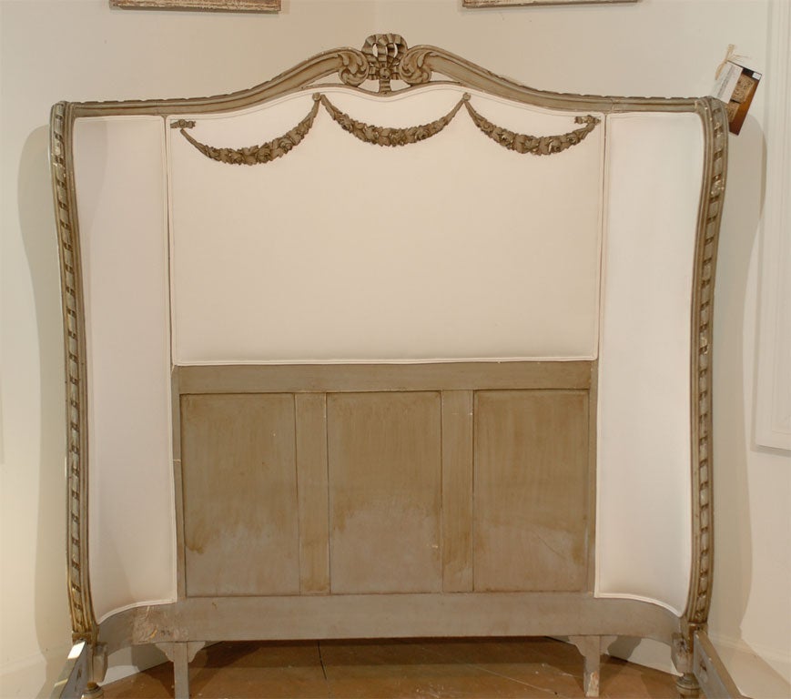 Painted 19th Century French Bed 3