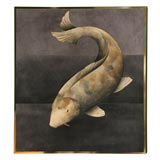 Fish Painting on Suede Fish Painting on Suede