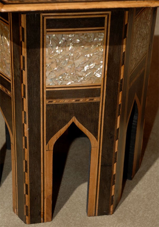 19th Century Ottoman Inlaid Table