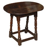 Charles II Oak Table / Stool