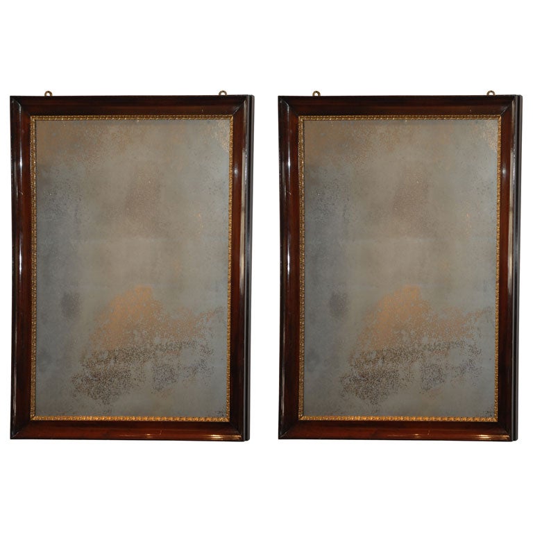 Pair of 19th Century Italian Mirrors For Sale