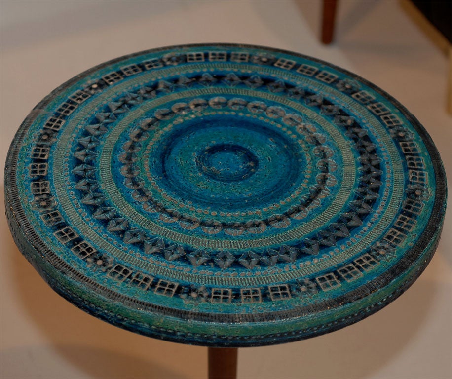 Italian Bitossi Ceramic Table