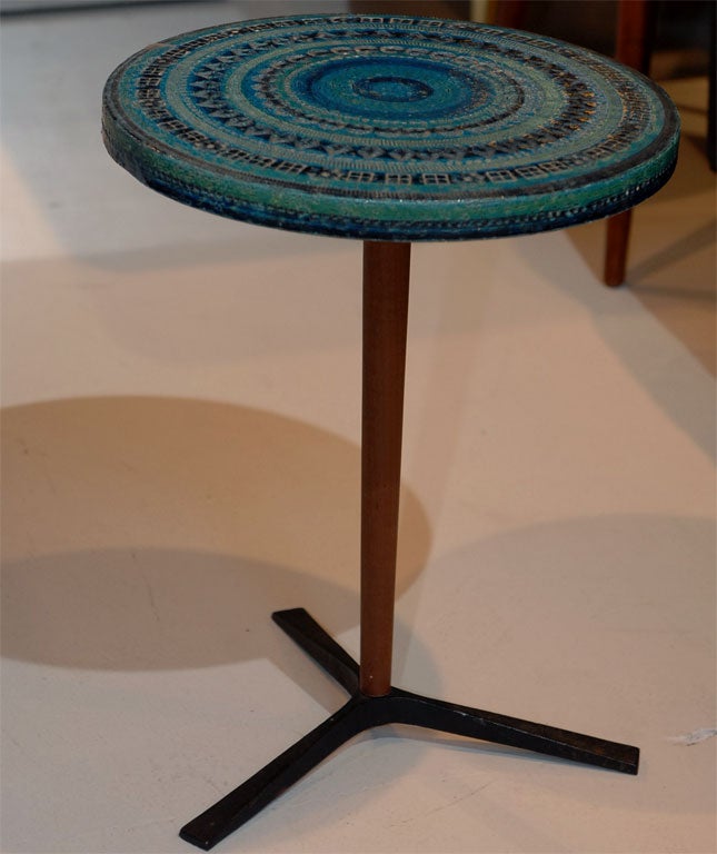 Mid-20th Century Bitossi Ceramic Table