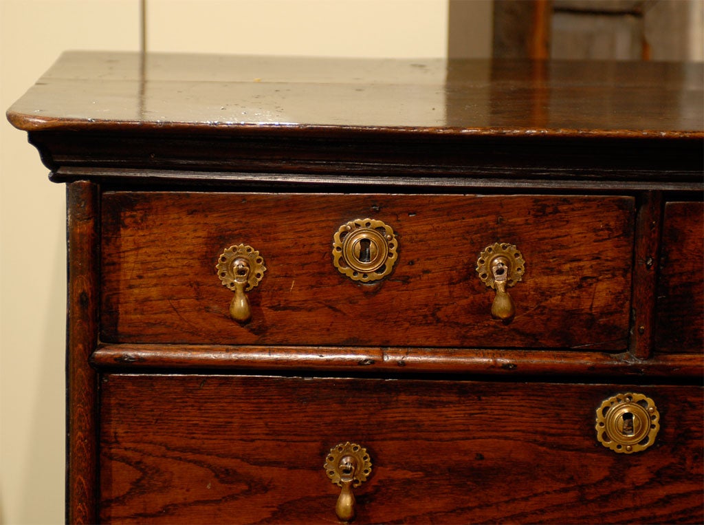 Oak Jacobean oak chest