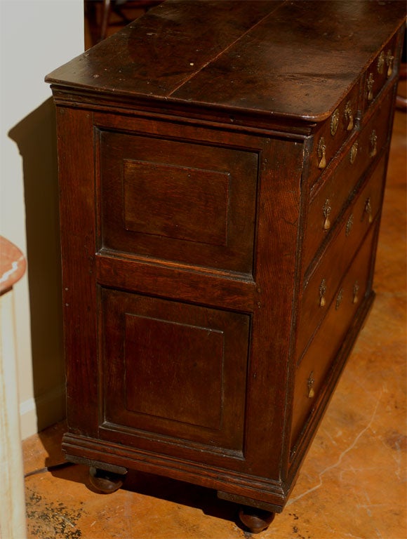 Jacobean oak chest 3