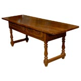 2-DRAWER BEAUTIFULLY CARVED EARLY ITALIAN TABLE