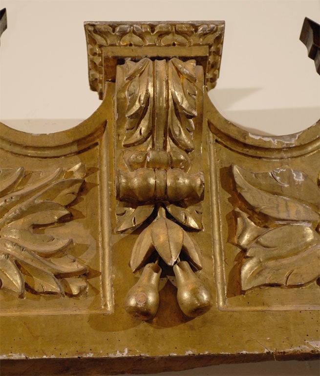 Sculpté Grand parchemin anglais en bois doré, vers 1840 en vente