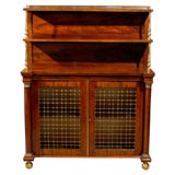 English Regency Chiffoniere in Rosewood with Brass ca. 1810
