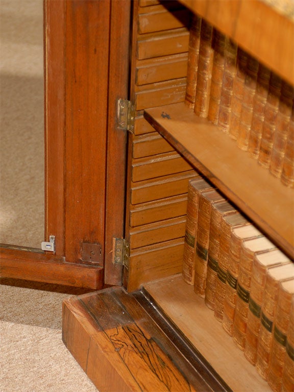 Regency Side Cabinet in Rosewood with Scagliola Top ca. 1810-20 For Sale 4