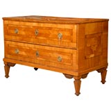 Inlaid German Commode with Rosettes ca. 1790
