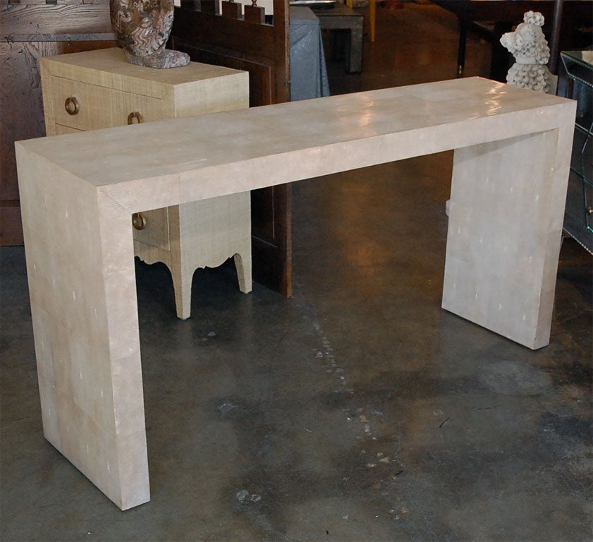 Shagreen Console Table 1