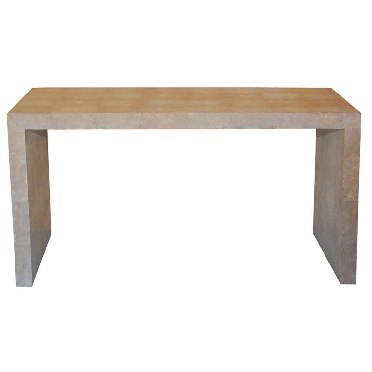 Shagreen Console Table
