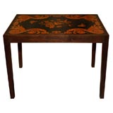 Cocktail Table with Inlaid Top