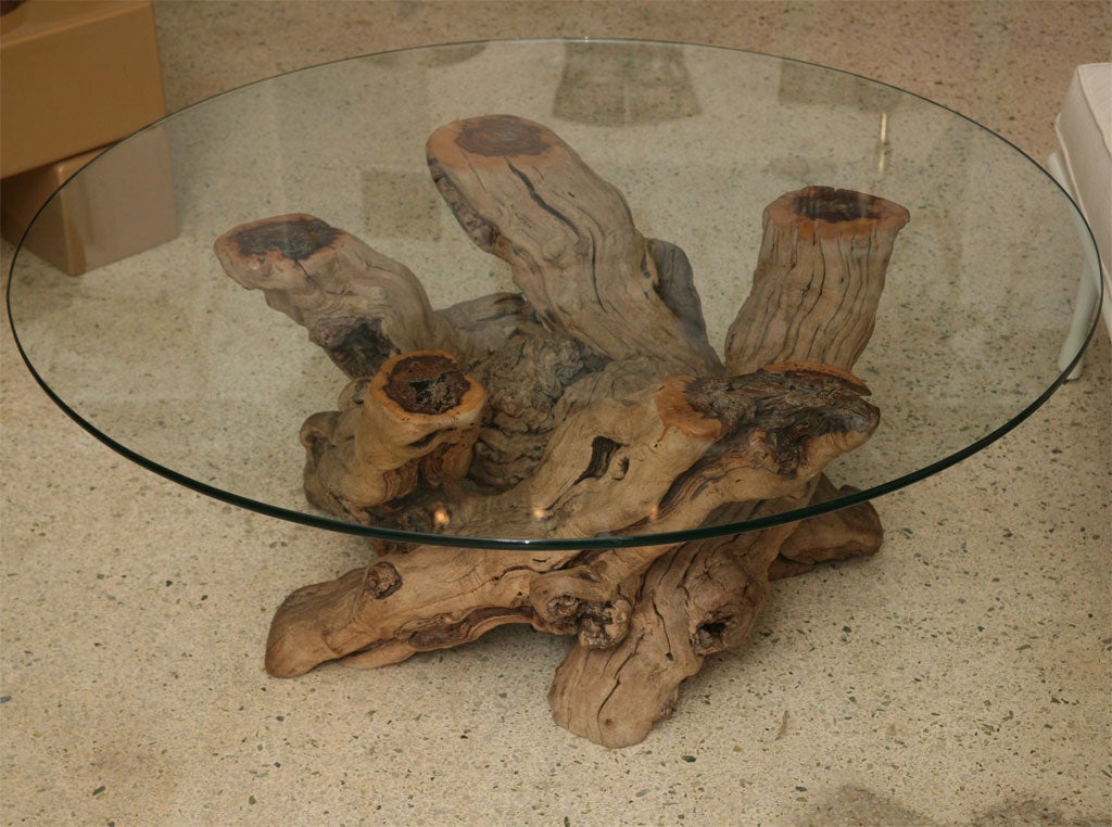 Wild and organic, but perfectly at home in the city too, this driftwood table is not just for the beach!