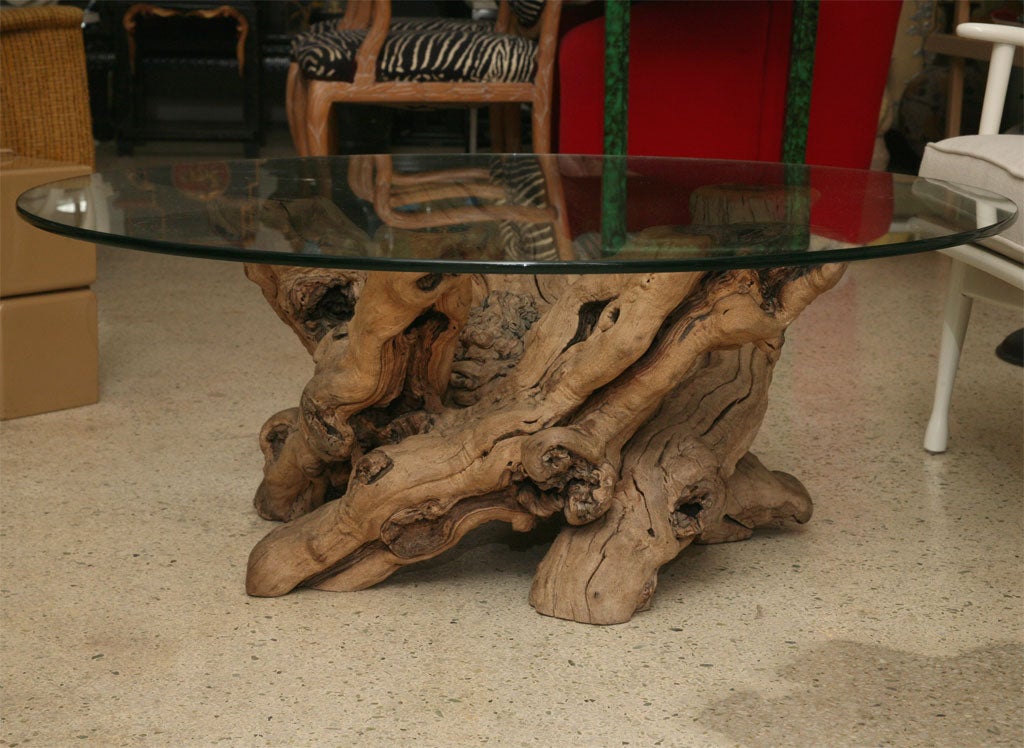 American Vintage Driftwood Coffee Table