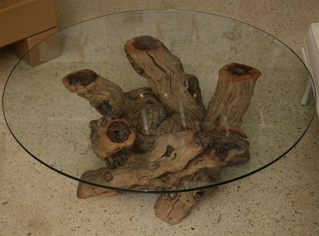 Late 20th Century Vintage Driftwood Coffee Table