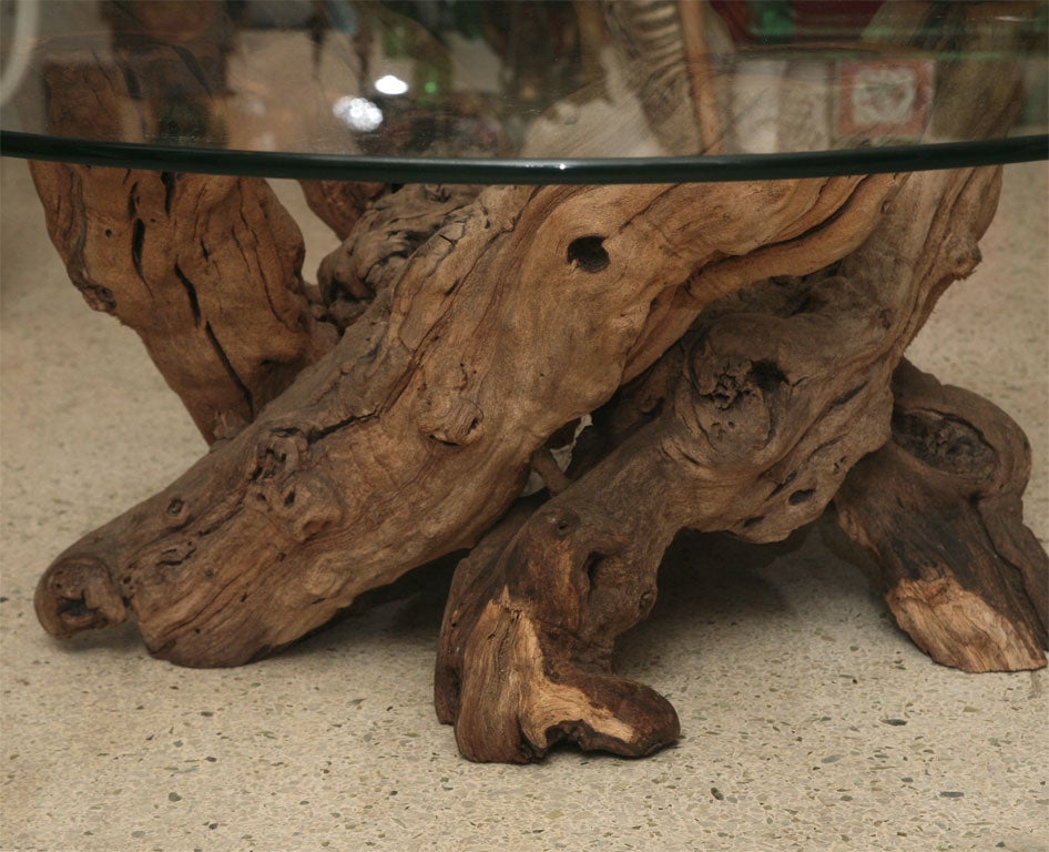 Vintage Driftwood Coffee Table 4