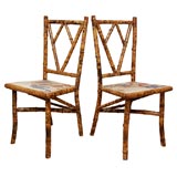 Pair of 19th Century Bamboo Chairs