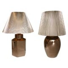 1970s Elegant Mirror Glaze Table Lamps Tyndale 7