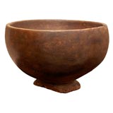 Large Primitive treen bowl