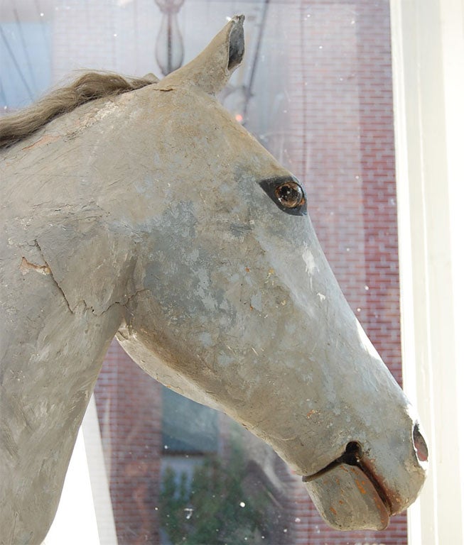 paper mache horse sculpture