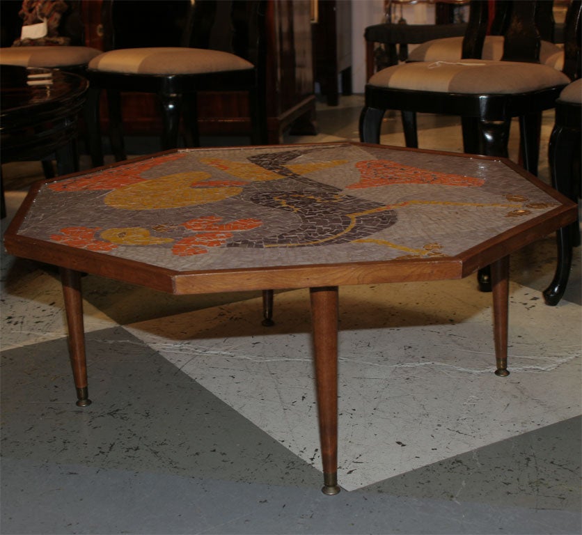 Mosaic tile COOOOOOL Octagon  coffee/ martini table 3