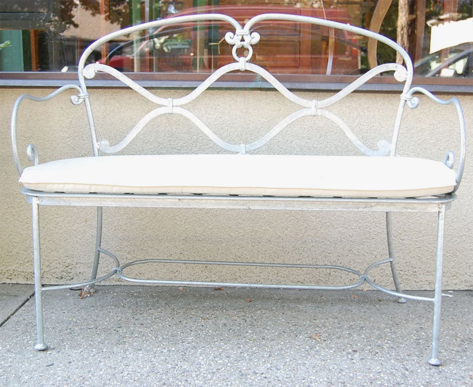 Dante Negro 'Rondo' Galvanized Steel Two Seat Bench