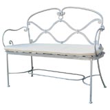 Dante Negro 'Rondo' Galvanized Steel Two Seat Bench