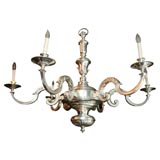 Large Silver Plated Chandelier