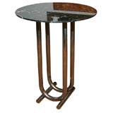 Petite Sable Marble-Top Cigar Table by Jay Spectre