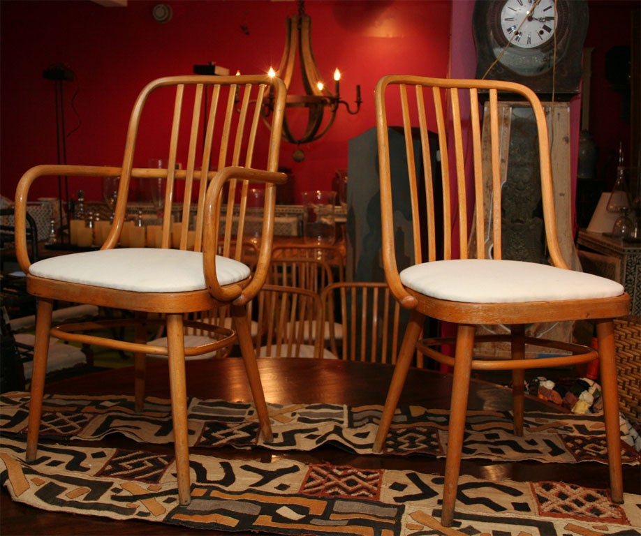 Set of 8 Czech Dining Chairs
