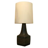 Greek Key Ceramic Lamp