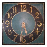 PAINTED METAL CLOCK FACE
