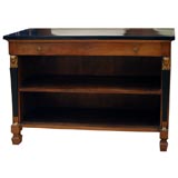 Empire Style Fruitwood Open Bookcase