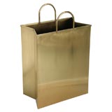 Brass Shopping Bag - attributed to Gio Ponti