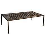 French Cast Iron coffee height table
