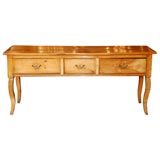 French cherrywood console