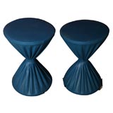 Stylish Pleated Fabric Stools or Tables