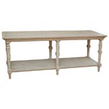 TWO TIERED LONG TABLE